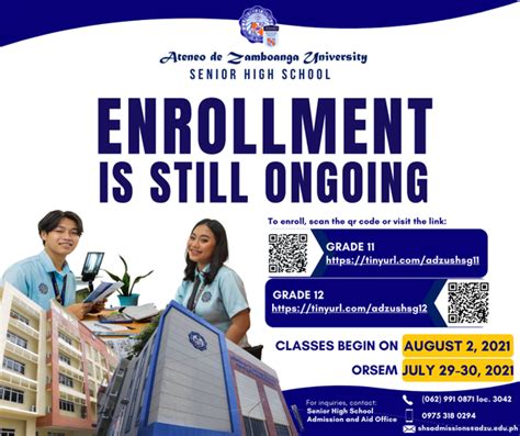 ENROLLMENT IS STILL ONGOING! .